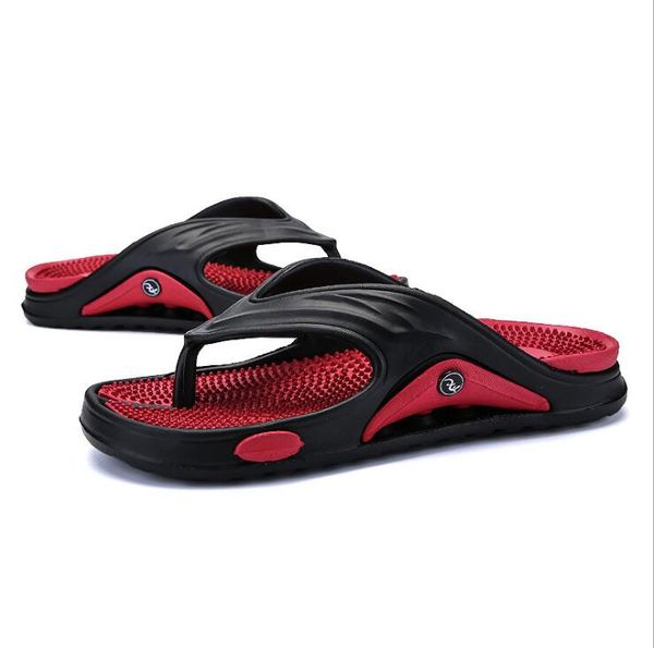 2019 men slippers shoes big size fashion massage summer water male sandals flat beach shoes non-slip mens flip flop, Black
2019 men slippers shoes big size fashion massage summer water male sandals flat beach shoes non-slip mens flip flop, Black