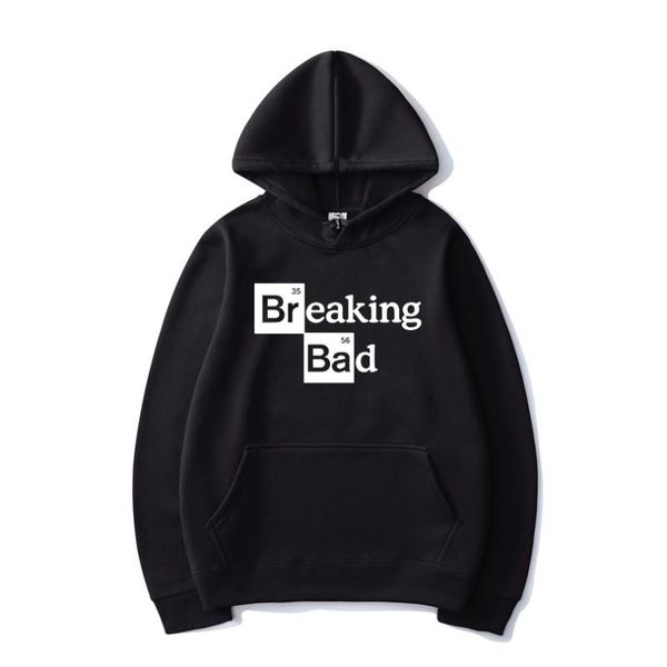 breaking bad hoodies tv series men women hooded sweatshirt heisenberg fashion pullover sport casual hoodie hip hop clothing, Black
breaking bad hoodies tv series men women hooded sweatshirt heisenberg fashion pullover sport casual hoodie hip hop clothing, Black