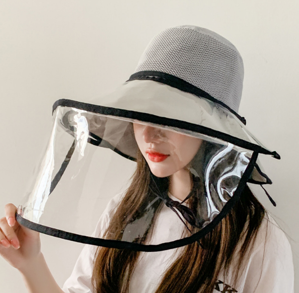 protective anti saliva big eave fishman cap splash dust proof full face shield transparent mask saliva windproof sun hat, Black
protective anti saliva big eave fishman cap splash dust proof full face shield transparent mask saliva windproof sun hat, Black