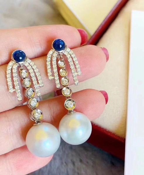 d606 pearl earrings fine jewelry round 11-12mm zircons 925 sterling silver nature fresh water white drop dangle earrings, Golden;silver
d606 pearl earrings fine jewelry round 11-12mm zircons 925 sterling silver nature fresh water white drop dangle earrings, Golden;silver
