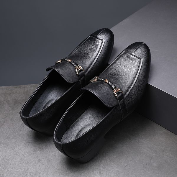 2019 patchwork leather business casual shoes men dress office shoes male formal party dress loafers, Black
2019 patchwork leather business casual shoes men dress office shoes male formal party dress loafers, Black
