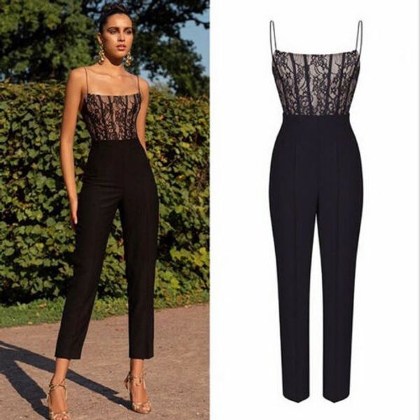 fashion women ladies solid slim casual lace sleeveless jumpsuit evening party long playsuit summer romper, Black;white
fashion women ladies solid slim casual lace sleeveless jumpsuit evening party long playsuit summer romper, Black;white