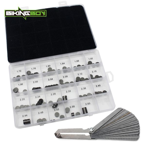 bikingboy 8.9mm 1.72 - 2.60 valve shim 32 blade feeler gauge for 250 350 450 505 sx-f exc xc-f sx smr ide 350 13 14
bikingboy 8.9mm 1.72 - 2.60 valve shim 32 blade feeler gauge for 250 350 450 505 sx-f exc xc-f sx smr ide 350 13 14
