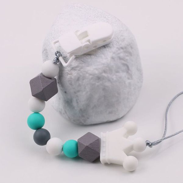 infant anti-drop chains wood and silicone beads baby pacifier clip chain crown chew baby teether toys dummy clip nipple holder
infant anti-drop chains wood and silicone beads baby pacifier clip chain crown chew baby teether toys dummy clip nipple holder