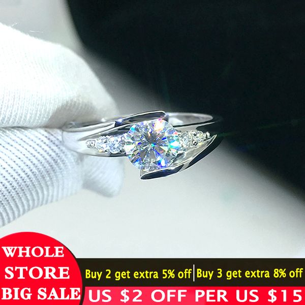 lmnzb with certificate 100% 925 sterling silver ring staggered connection 5mm cz diamond wedding ring jewelry for women lzr036, Golden;silver
lmnzb with certificate 100% 925 sterling silver ring staggered connection 5mm cz diamond wedding ring jewelry for women lzr036, Golden;silver