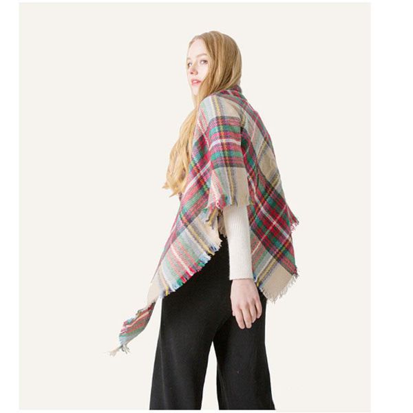 winter triangle scarf tartan cashmere scarf women plaid blanket scarf new acrylic basic shawls women's scarves wraps jj20060, Blue;gray
winter triangle scarf tartan cashmere scarf women plaid blanket scarf new acrylic basic shawls women's scarves wraps jj20060, Blue;gray