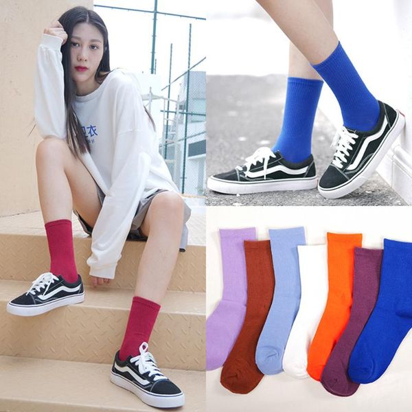 new solid color women short socks soft cotton girls socks gifts spring summer fashion street middle tube, Black;white
new solid color women short socks soft cotton girls socks gifts spring summer fashion street middle tube, Black;white
