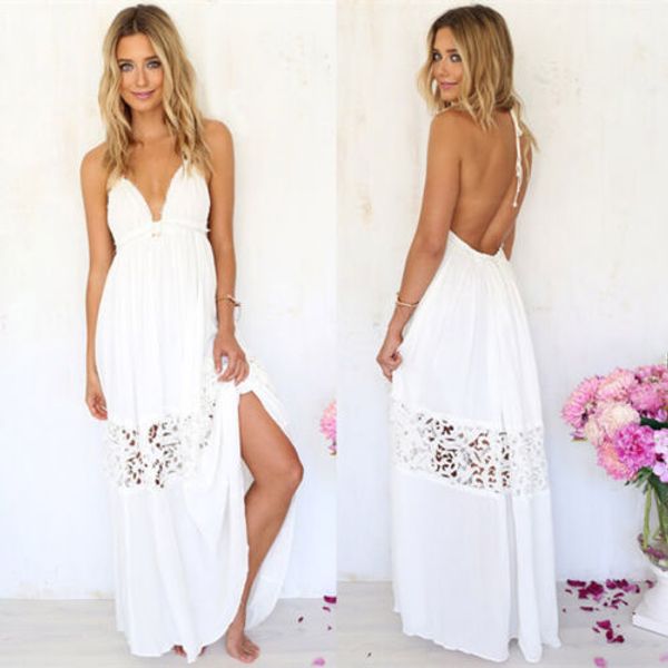 summer women maxi long dress party casual beach dress ladies sleeveless v-neck cocktail boho sundress, Black;gray
summer women maxi long dress party casual beach dress ladies sleeveless v-neck cocktail boho sundress, Black;gray