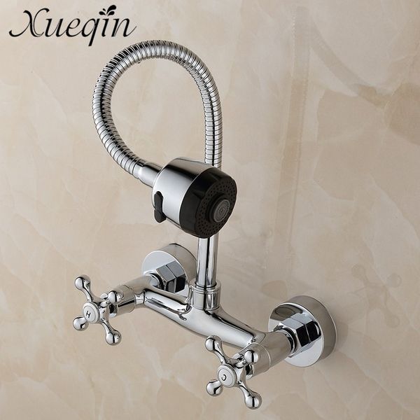 xueqin 360 swivel spout 2 modes bathroom kitchen wall mounted brass sink faucet tap durable chrome basin faucet taps water mixer
xueqin 360 swivel spout 2 modes bathroom kitchen wall mounted brass sink faucet tap durable chrome basin faucet taps water mixer