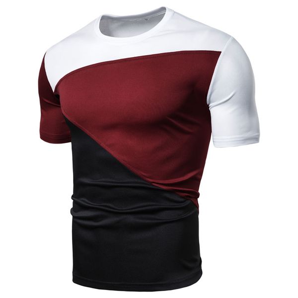markyi 2019 summer patchwork streetwear tshirt men slim fit men short sleeve t-shirt hommes, White;black
markyi 2019 summer patchwork streetwear tshirt men slim fit men short sleeve t-shirt hommes, White;black