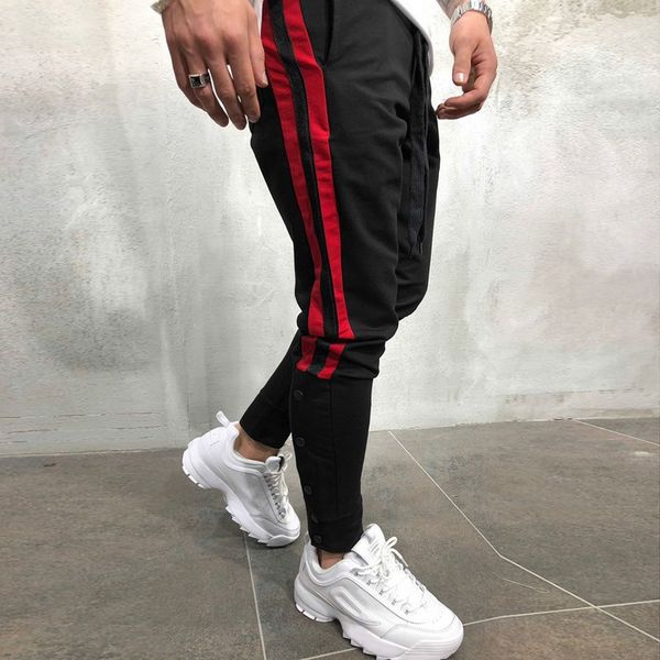 puimentiua side stripe letter printing pants hop hip men trousers pants lace up joggers loose streetwear men sweatpants, Black
puimentiua side stripe letter printing pants hop hip men trousers pants lace up joggers loose streetwear men sweatpants, Black