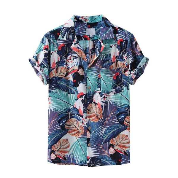 men's casual shirts summer mens shirt ethnic printed short sleeve hawaiian turn down collar loose beachwear men male camisas, White;black
men's casual shirts summer mens shirt ethnic printed short sleeve hawaiian turn down collar loose beachwear men male camisas, White;black