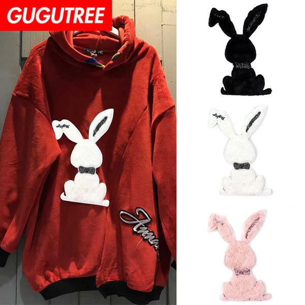 gugutree towel embroidery big rabbit patch animal cartoon patches badges applique patches for clothing dxl-72, Black
gugutree towel embroidery big rabbit patch animal cartoon patches badges applique patches for clothing dxl-72, Black
