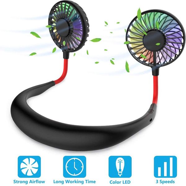 2020 foldable neckband mini neck fan usb cooling led neck fan for camping tourism gift kids summer cooler outdoor gadgets
2020 foldable neckband mini neck fan usb cooling led neck fan for camping tourism gift kids summer cooler outdoor gadgets