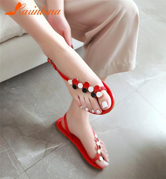 karinluna plus size 30-45 summer sandals women shoes woman flat heels black red casual shoes woman sandals footwear
karinluna plus size 30-45 summer sandals women shoes woman flat heels black red casual shoes woman sandals footwear