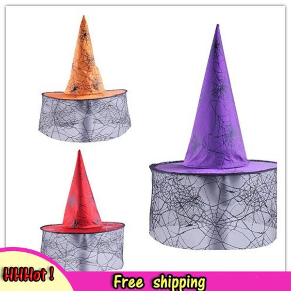 2pcs/lot halloween party witch hat ribbon wizard hat lovely printed lace witch pumpkin tip
2pcs/lot halloween party witch hat ribbon wizard hat lovely printed lace witch pumpkin tip
