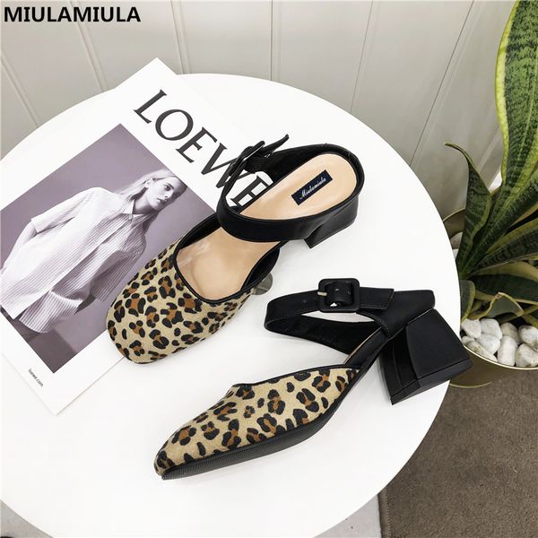 miulamiula brand designers 2019 spring leopard high square heels woman shoes belt slip on lady pumps mules loafers retro, Black;white
miulamiula brand designers 2019 spring leopard high square heels woman shoes belt slip on lady pumps mules loafers retro, Black;white