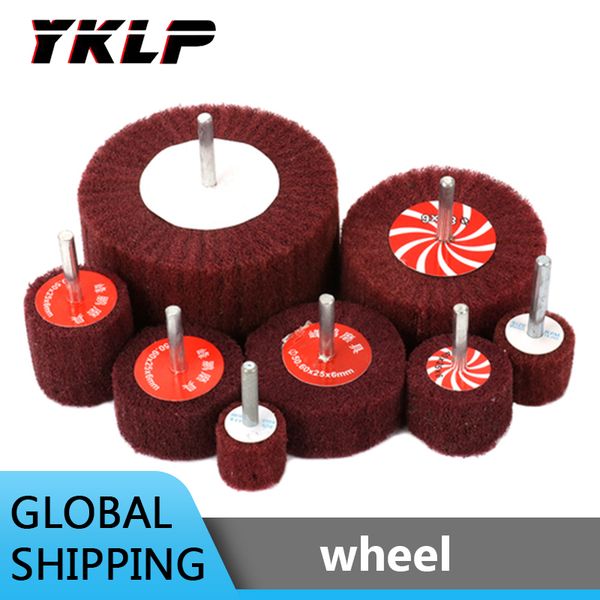 20mm~100mm non-woven flap polishing wheel with 6mm shank rotary tools 320 grit 
20mm~100mm non-woven flap polishing wheel with 6mm shank rotary tools 320 grit