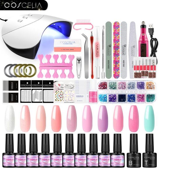 nail art kits coscelia 7ml polish set for semi permanent gel hybrid varnish manicure base coat uv
nail art kits coscelia 7ml polish set for semi permanent gel hybrid varnish manicure base coat uv