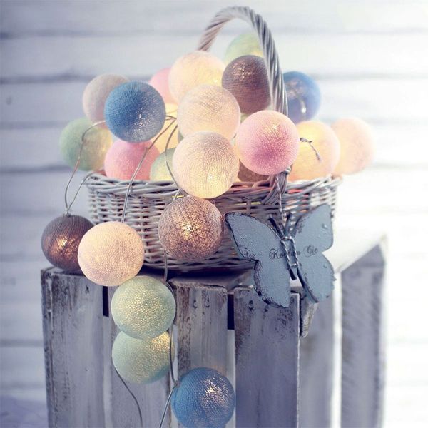 3m 20leds cotton ball string fairy lights usb/ battery globe decor lamp for party wedding christmas
3m 20leds cotton ball string fairy lights usb/ battery globe decor lamp for party wedding christmas