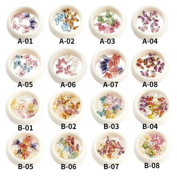 1box resin butterfly 3d nail stickers nails sequins art jewelry diy decorations g6ke, Silver;gold
1box resin butterfly 3d nail stickers nails sequins art jewelry diy decorations g6ke, Silver;gold