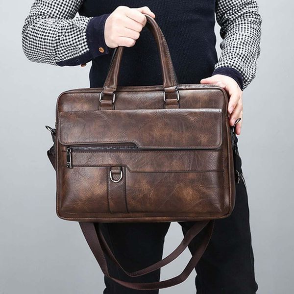 retro men faux leather briefcase large capacity tote solid color shoulder bag large casual business lapbags
retro men faux leather briefcase large capacity tote solid color shoulder bag large casual business lapbags