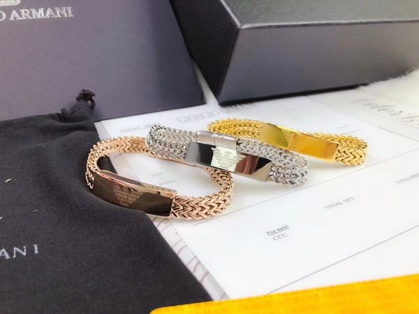 fashion jewelry stainless steel bracelets bangles pulseiras bracelets for man and women gold silver rose color no box, Golden;silver
fashion jewelry stainless steel bracelets bangles pulseiras bracelets for man and women gold silver rose color no box, Golden;silver