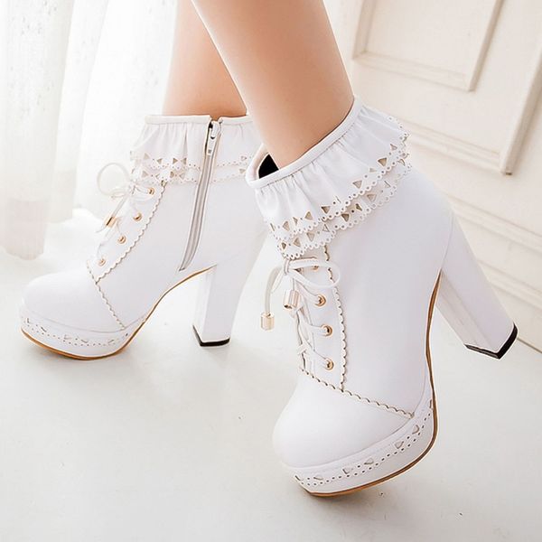 high heel shoes women autumn winter warm waterproof ankle boots women 2019 new lovely ladies shoes woman botas mujer #4z, Black
high heel shoes women autumn winter warm waterproof ankle boots women 2019 new lovely ladies shoes woman botas mujer #4z, Black