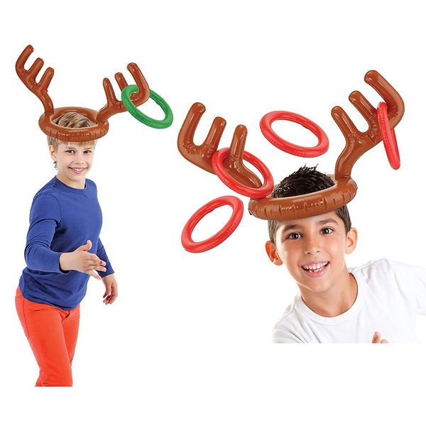 children kids christmas inflatable deer elk horn cap toys xmas party decor, Blue;gray
children kids christmas inflatable deer elk horn cap toys xmas party decor, Blue;gray
