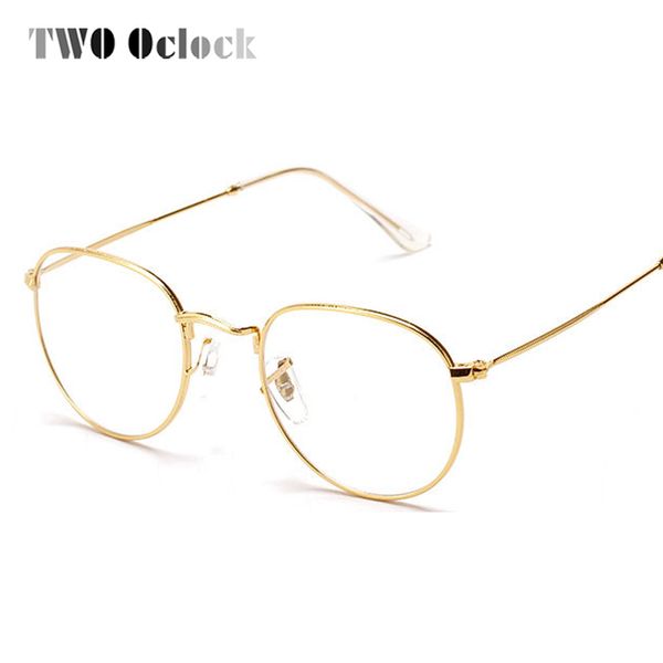 two oclock fashion gold metal frame eyeglasses for women female vintage glasses clear lens optical frames oculos de grau 3447, Silver
two oclock fashion gold metal frame eyeglasses for women female vintage glasses clear lens optical frames oculos de grau 3447, Silver