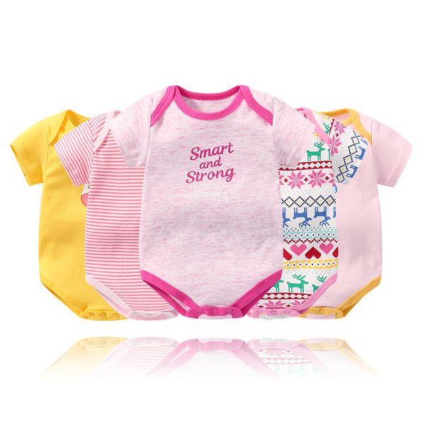 5 pcs randomly/lot baby girls boys rompers bebes cotton o-neck baby costume romper new born baby clothes newborn onesie 0-24m t200706, Blue
5 pcs randomly/lot baby girls boys rompers bebes cotton o-neck baby costume romper new born baby clothes newborn onesie 0-24m t200706, Blue
