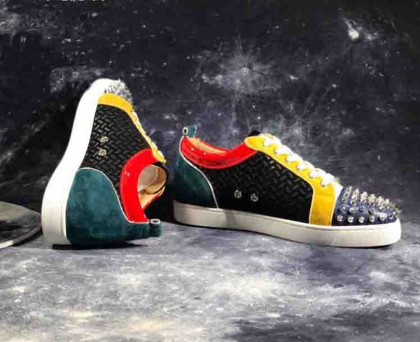 factory wholesale white leather classic spikes sneakers red bottom shoes junior low men casual shoes red sole ing, Black
factory wholesale white leather classic spikes sneakers red bottom shoes junior low men casual shoes red sole ing, Black