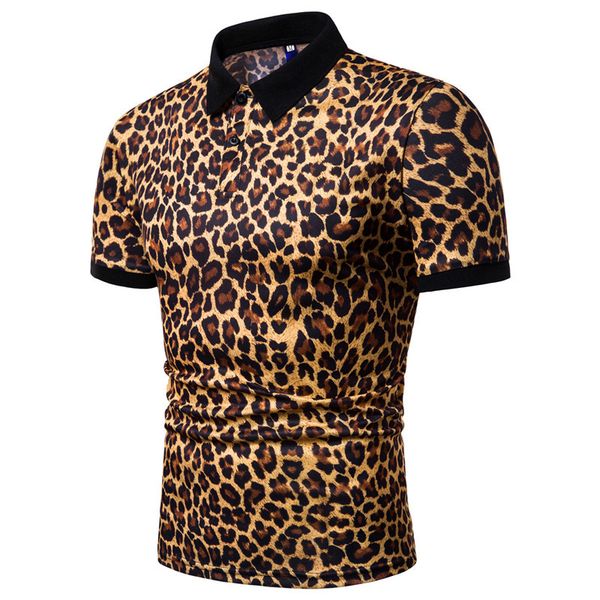 mens designer leopard polos summer male casual fashion polo shirt tees short sleeved, White;black
mens designer leopard polos summer male casual fashion polo shirt tees short sleeved, White;black