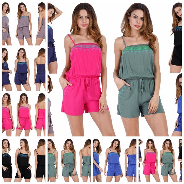 european fashion simple color sling sleeveless pocket tie beach casual piece shorts black, military green support mixed batch, Black;white
european fashion simple color sling sleeveless pocket tie beach casual piece shorts black, military green support mixed batch, Black;white