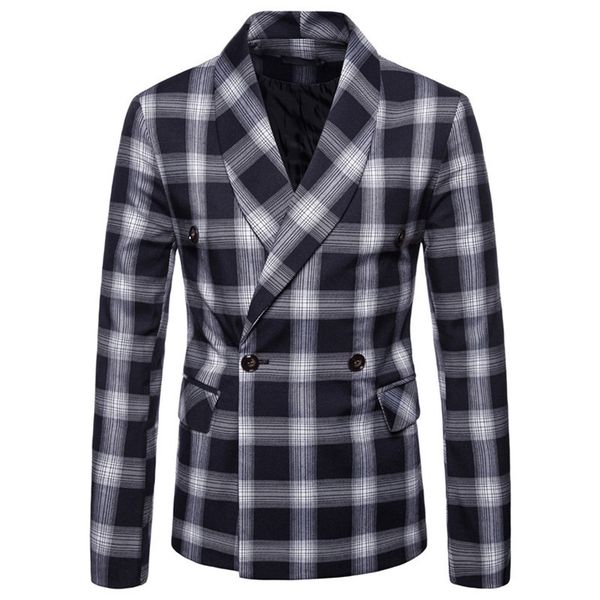 2019 осень и зима новый бренд моды плед blazer мужчины повседневная длинные рукава большой lattice куртка slim fit, White;black
2019 осень и зима новый бренд моды плед blazer мужчины повседневная длинные рукава большой lattice куртка slim fit, White;black