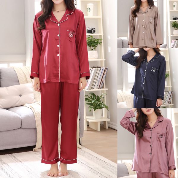 klv 2019 women ladies' casual spring pure color long-sleeved comfortable home pyjamas set 1.25, Blue;gray
klv 2019 women ladies' casual spring pure color long-sleeved comfortable home pyjamas set 1.25, Blue;gray