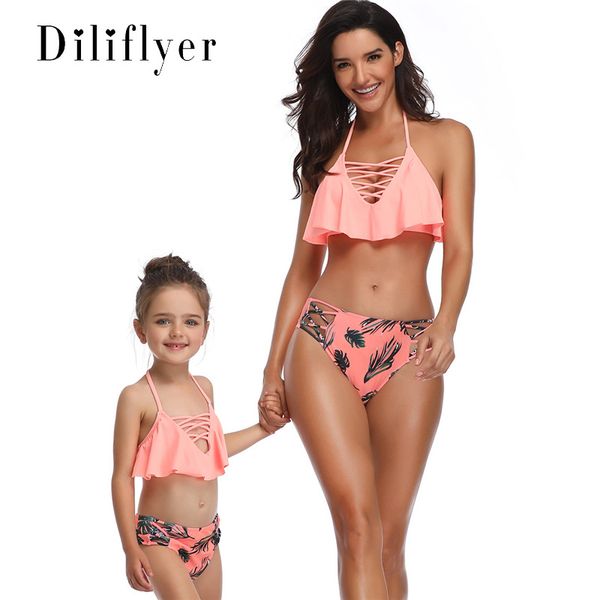 Women Two Piece Outfits New Fashion Sexy Parent-child Swimsuit Fashion Bikini Flying Edge Mother-daughter Swimsuit Wholesale
Women Two Piece Outfits New Fashion Sexy Parent-child Swimsuit Fashion Bikini Flying Edge Mother-daughter Swimsuit Wholesale