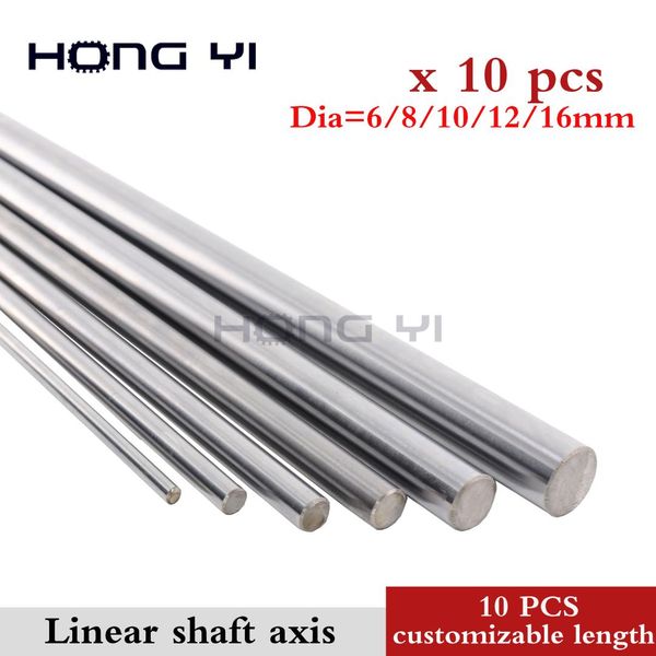 10pcs long diameter 6/8/10/12/16mm linear shaft 100mm 200mm 300mm 500mm harden linear rod round shaft chrome plated
10pcs long diameter 6/8/10/12/16mm linear shaft 100mm 200mm 300mm 500mm harden linear rod round shaft chrome plated