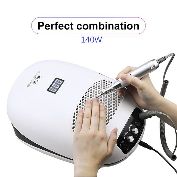 140w 3-in-1 nail drill manicure machine & nail dust vacuum cleaner & uv lamp extractor fan for manicure tool dust collector
140w 3-in-1 nail drill manicure machine & nail dust vacuum cleaner & uv lamp extractor fan for manicure tool dust collector