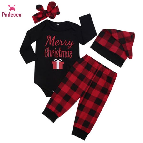 pudcoco baby girl clothes boys infant clothing merry christmas fall outfit sets rompers pants headband hat plaid set 0-24, Pink;blue
pudcoco baby girl clothes boys infant clothing merry christmas fall outfit sets rompers pants headband hat plaid set 0-24, Pink;blue