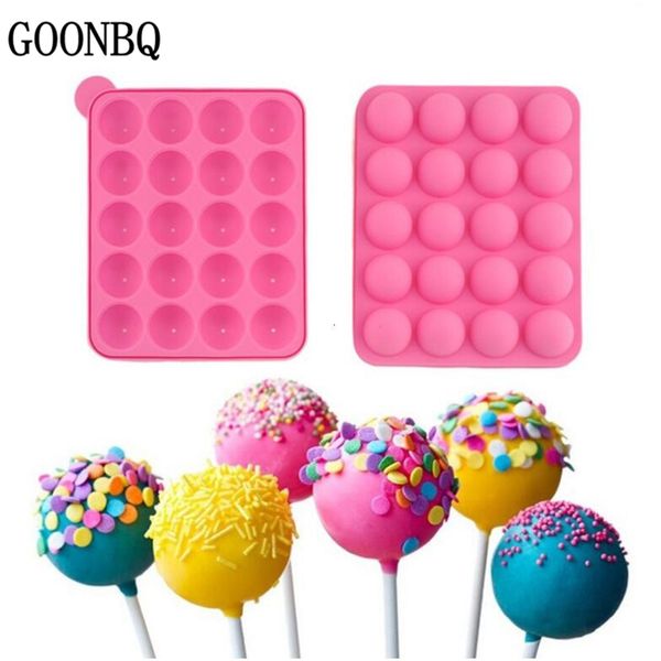 2 pcs /set 20 holes lollipop mold silicone round shape party cake cookie candy chocolate maker cake baking tool
2 pcs /set 20 holes lollipop mold silicone round shape party cake cookie candy chocolate maker cake baking tool