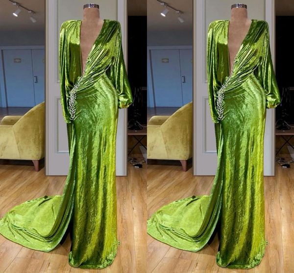 fashion green muslim formal evening dresses long mermaid prom dress 2019 cocktail party gowns high split robe de soiree, Black;red
fashion green muslim formal evening dresses long mermaid prom dress 2019 cocktail party gowns high split robe de soiree, Black;red