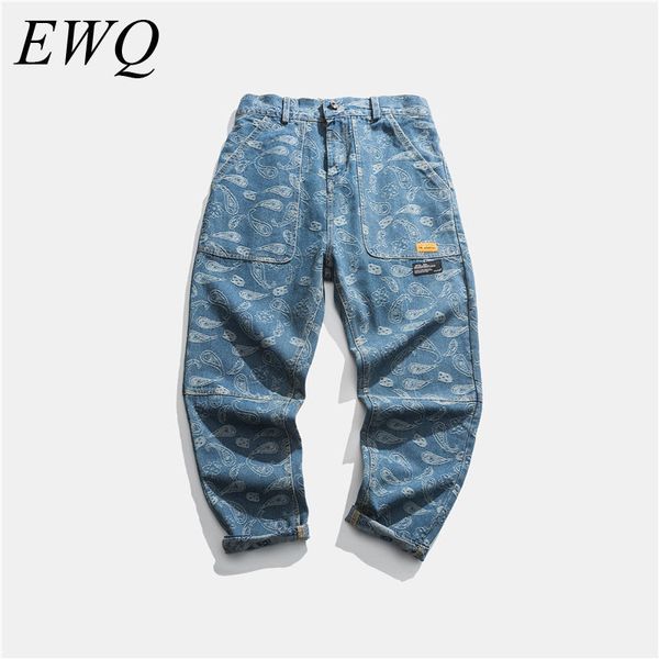 ewq / men's wear 2020 spring summer fashion new denim blue jeans cashew flower high street hip hop directly trousers male 9y934
ewq / men's wear 2020 spring summer fashion new denim blue jeans cashew flower high street hip hop directly trousers male 9y934