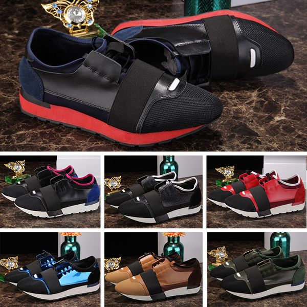 2019 New Race Runner Casual Shoes Designer Mens Women Pointed Toe 24 Colors Trainers Sports Sneakers 35-46 BOX Dust
2019 New Race Runner Casual Shoes Designer Mens Women Pointed Toe 24 Colors Trainers Sports Sneakers 35-46 BOX Dust