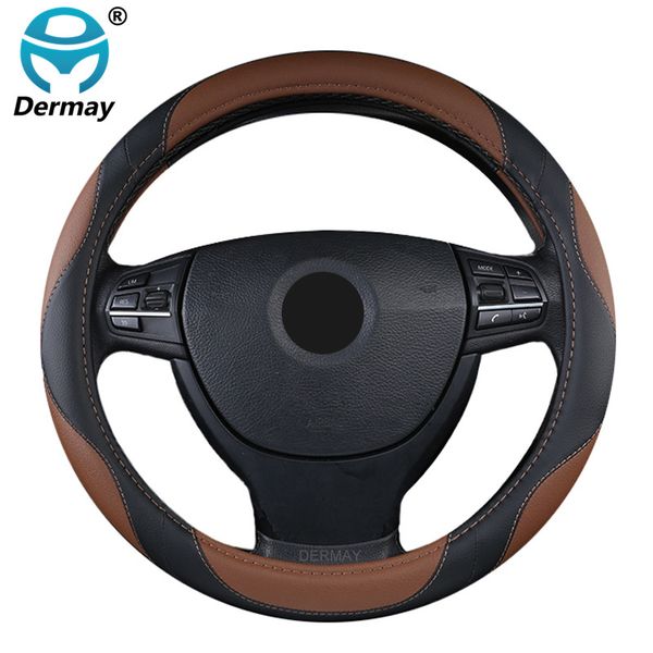 dermay steering wheel cover auto handle cover artificial leather steering wheel collar for car / truck / suv general 38 cm
dermay steering wheel cover auto handle cover artificial leather steering wheel collar for car / truck / suv general 38 cm