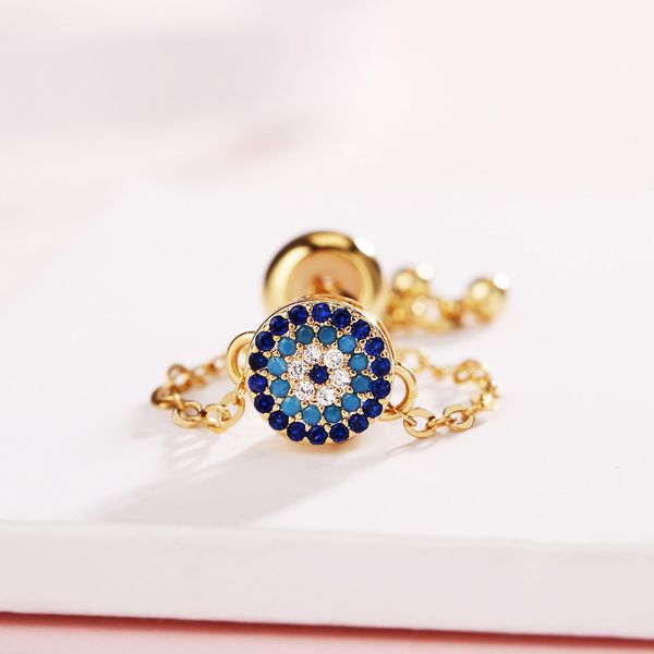 korean new gold color geometric round women rings fashion personality blue rhinestone zircon rings adjustable finger jewelry, Silver
korean new gold color geometric round women rings fashion personality blue rhinestone zircon rings adjustable finger jewelry, Silver