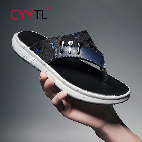 cyytl men fashion beach flip flops summer leather sandals open toe shoes platform home slippers hommes sapatos masculinos, Black
cyytl men fashion beach flip flops summer leather sandals open toe shoes platform home slippers hommes sapatos masculinos, Black
