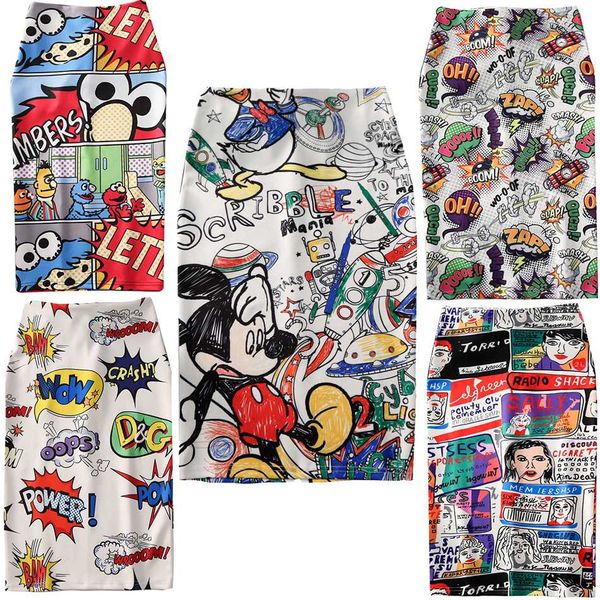 magiray cartoon print harajuku elegant pencil skirt women bodycon high waist korean 2019 summer knee length skirt female sexy, Black
magiray cartoon print harajuku elegant pencil skirt women bodycon high waist korean 2019 summer knee length skirt female sexy, Black