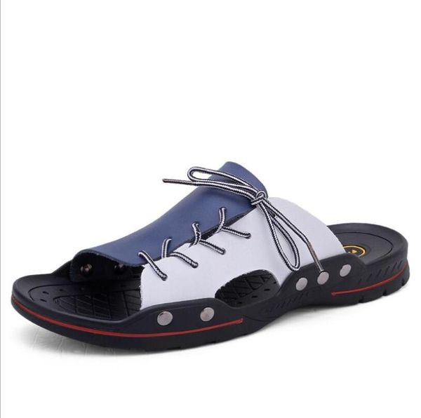 2020 summer sandals men of flat casual slippers men leather slip on outdoor slippers big size fashion footwear, Black
2020 summer sandals men of flat casual slippers men leather slip on outdoor slippers big size fashion footwear, Black