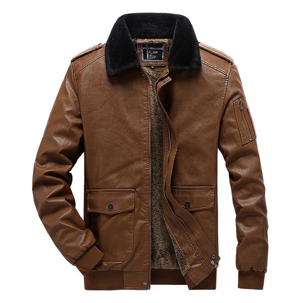2019 winter men's pu leather fleece jackets casual plus velvet warm leather coat turn-down collar eu size brand clothing,1881, Black
2019 winter men's pu leather fleece jackets casual plus velvet warm leather coat turn-down collar eu size brand clothing,1881, Black